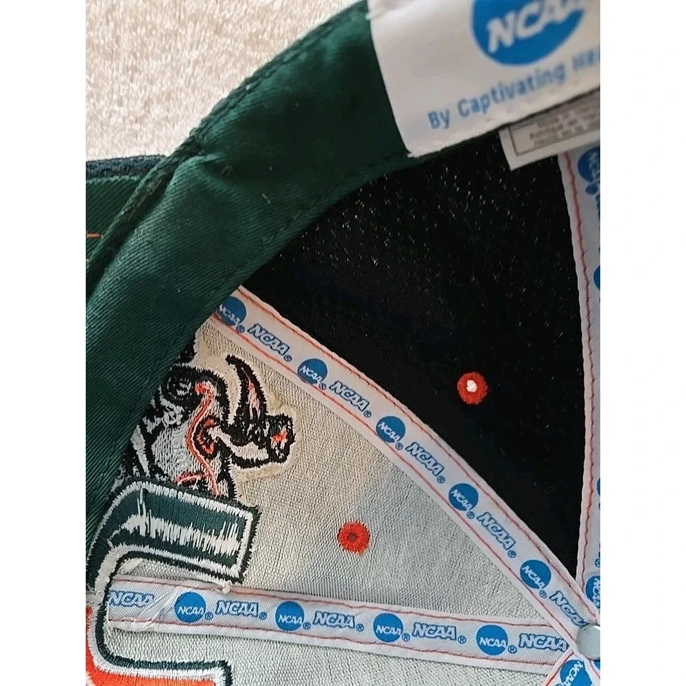 University Of Miami‎ Baseball Cap Mesh Adjustable Strap NCAA
